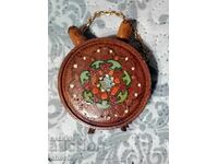 SOUVENIR Bulgaria sculptat manual, PIROGRAVAT etno