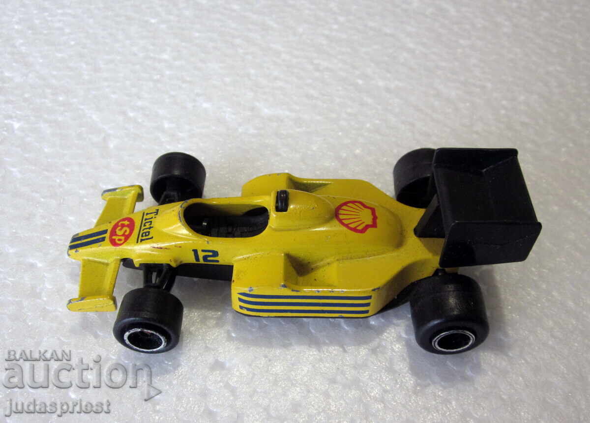 Majorette vintage metal toy Formula 1 car Shell F1