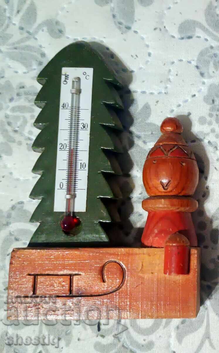 Room thermometer made in the USSR 70s - 80s Winter Tale