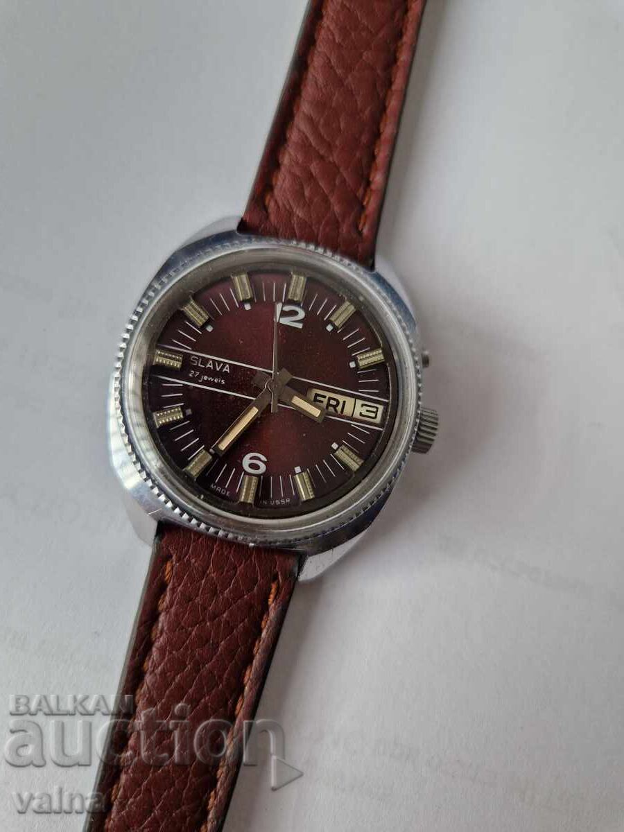 SLAVA automatic, cal. 2427, 27 rubine, fabricat în URSS, TOP!