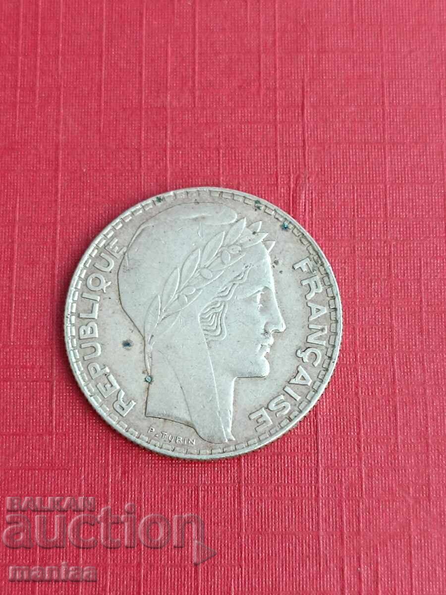 Livrarea 10 franci 1934 Argint ! Livrarea 10 franci 1934 Argint !