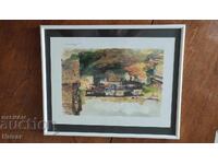 Yanko Yanev υψηλής ποιότητας εκτύπωση, κορνίζα Kovachevitsa