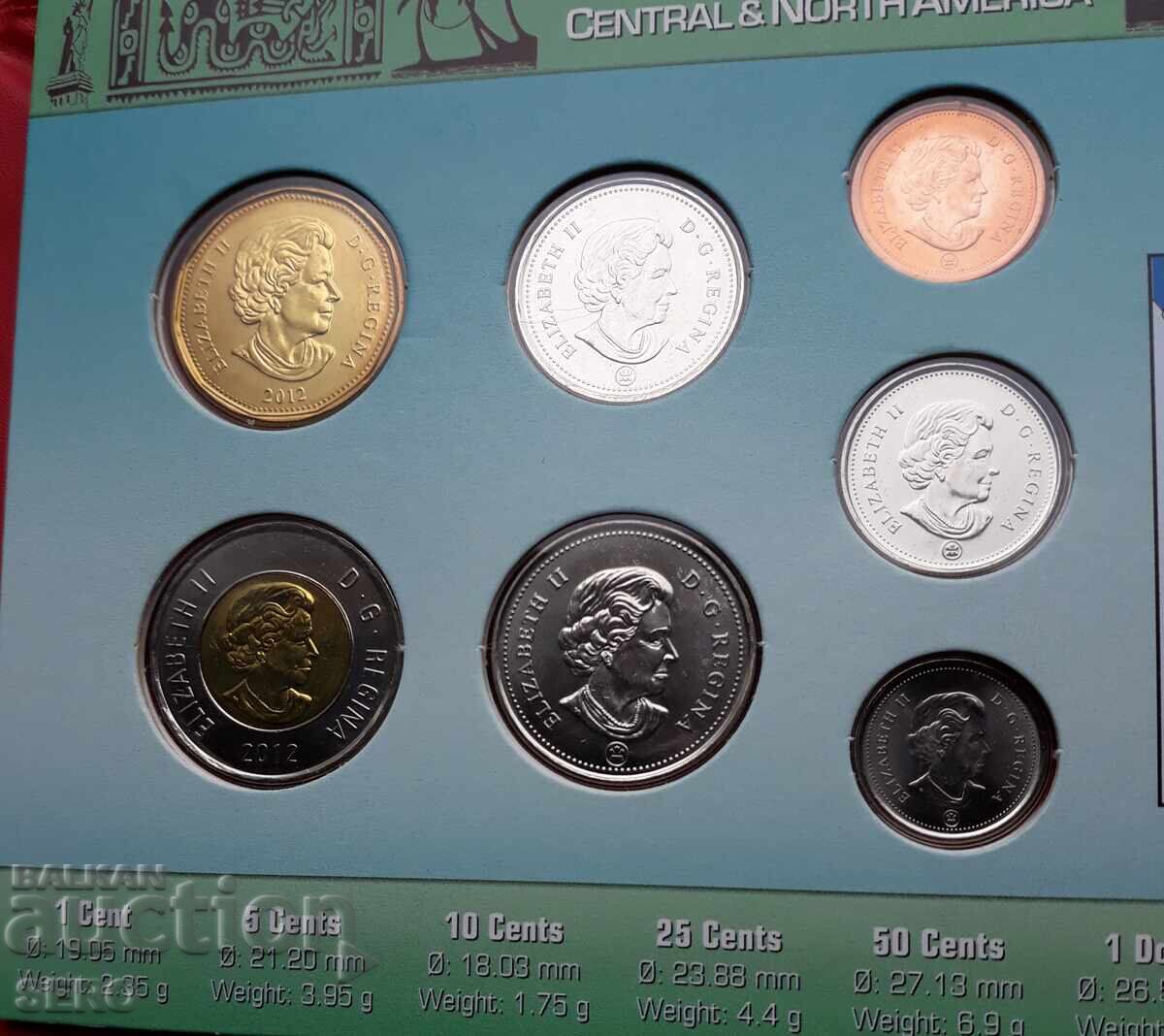 Livrarea Set Canada 2007-2012 din 7 monede