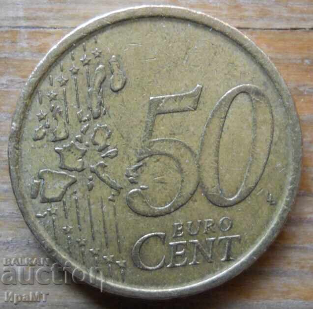 50 Euro cents 2000 Spain 50 Euro cents 2000 Spain