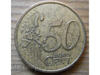 50 eurocenți 2001, Franța