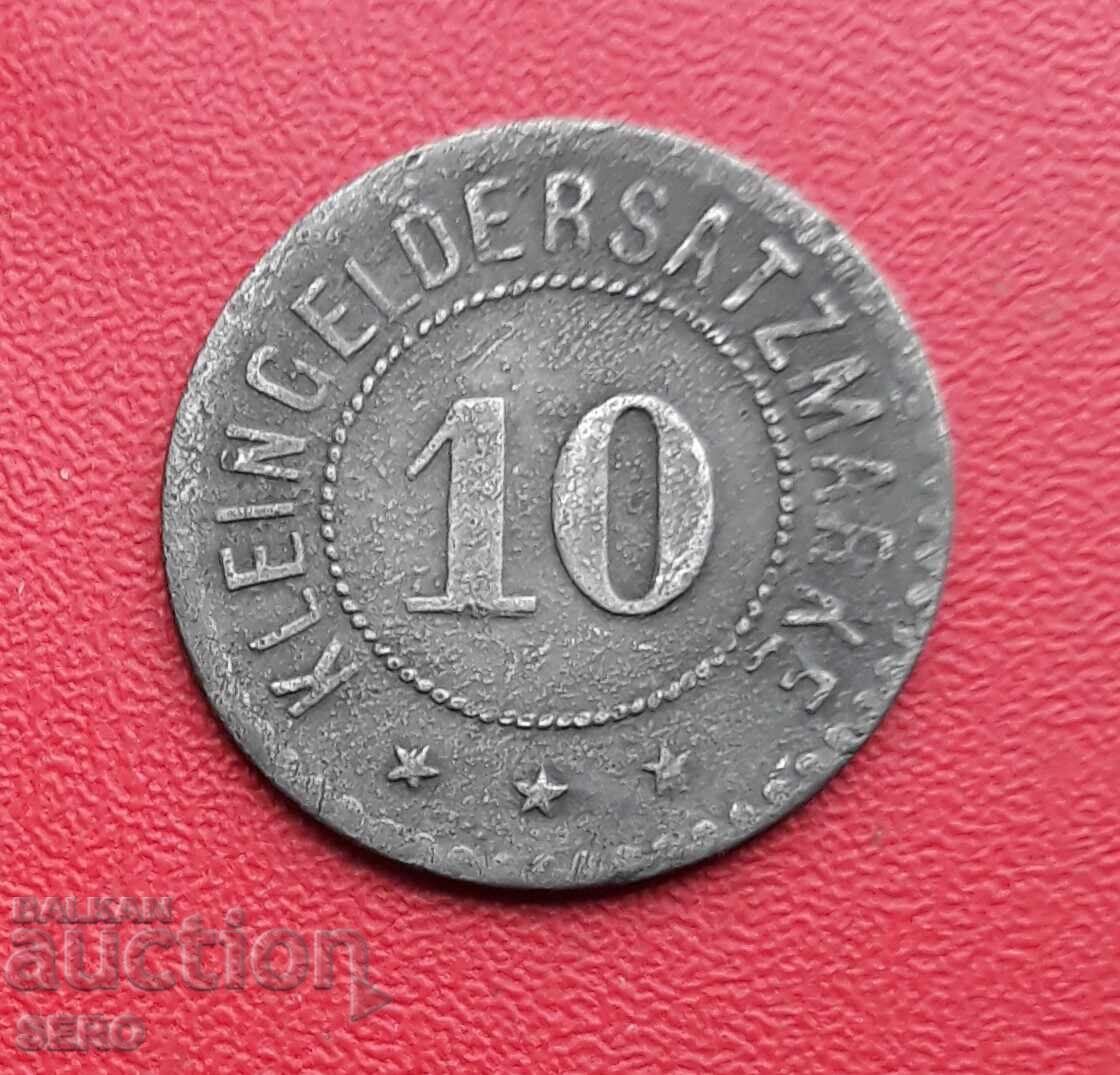 Германия-Хесен-Гисен-10 пфенига 1918