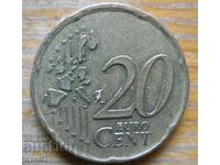 20 λεπτά του ευρώ 2000 Γαλλία