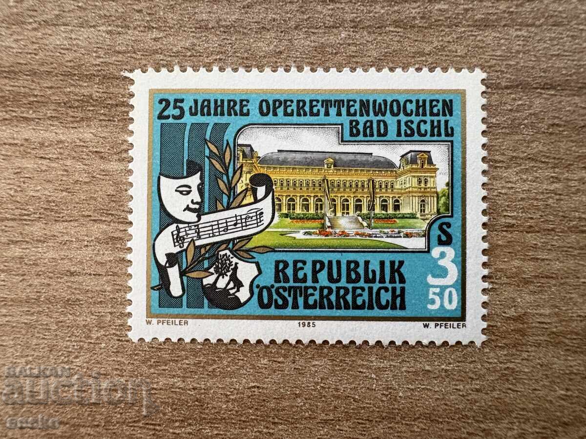 Austria - 25 de ani de festival de operetă la Bad Ischl (1985) MNH
