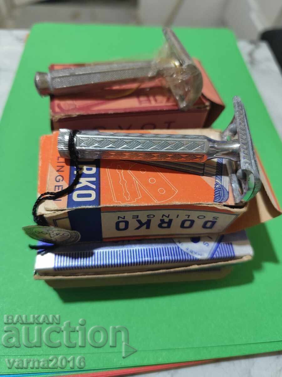 Lot două aparate de ras + lame de ras 30 cutii