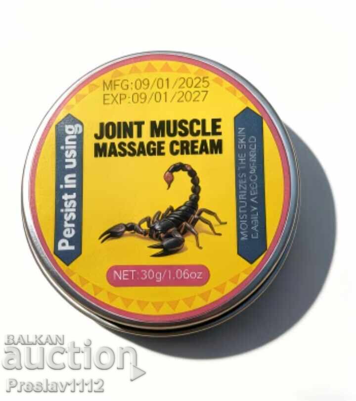 Cremă pentru dureri musculare cu preț € 0.30 | 0.59 BGN