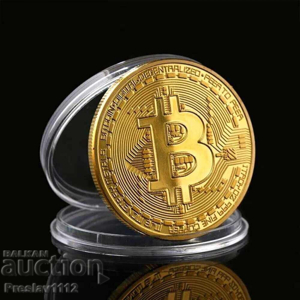 Monedă Bitcoin 24k Monedă Bitcoin 24k