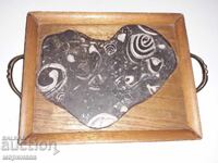 ΜΑΣΙΦ ΠΛΑΚΑ ΜΕ ΑΠΟΛΙΘΩΜΑΤΑ. 894 ΓΡ