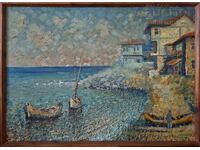 Tablou "Sozopol", pictor Dimitar Mihailov, 1980
