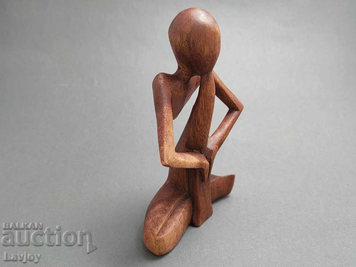 Figurină din lemn lucrată manual Yoga cu preț € 30.00 | 58.68 BGN