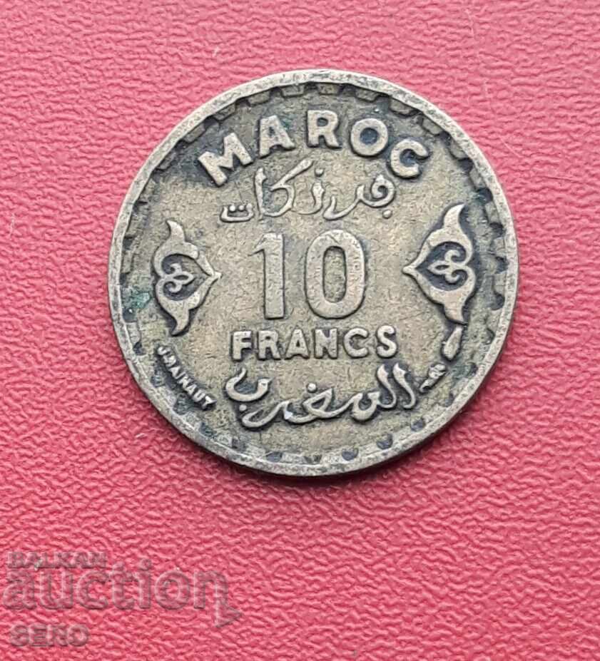 Maroc - 10 franci 1952