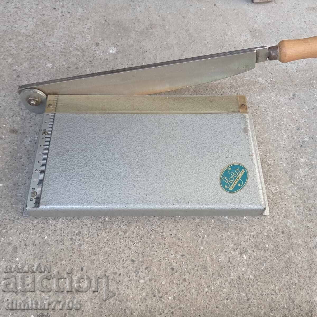 Foarfece de ghilotină germană pentru hârtie, fotografii flofto