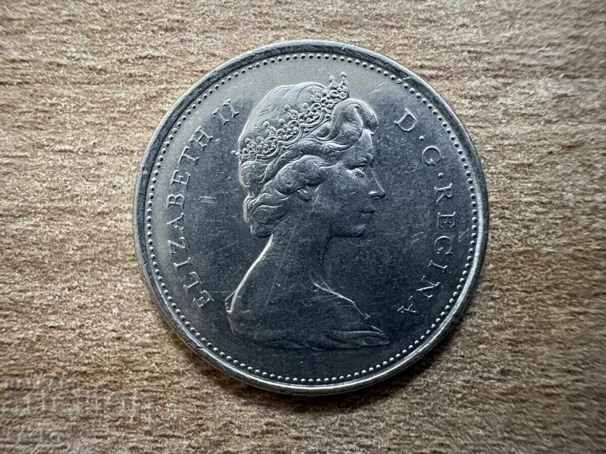 Canada - 25 cenți (1971) cu preț € 0.35 | 0.68 BGN