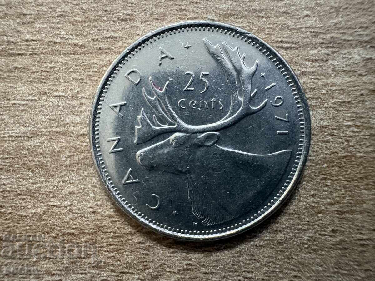Canada - 25 cenți (1971)