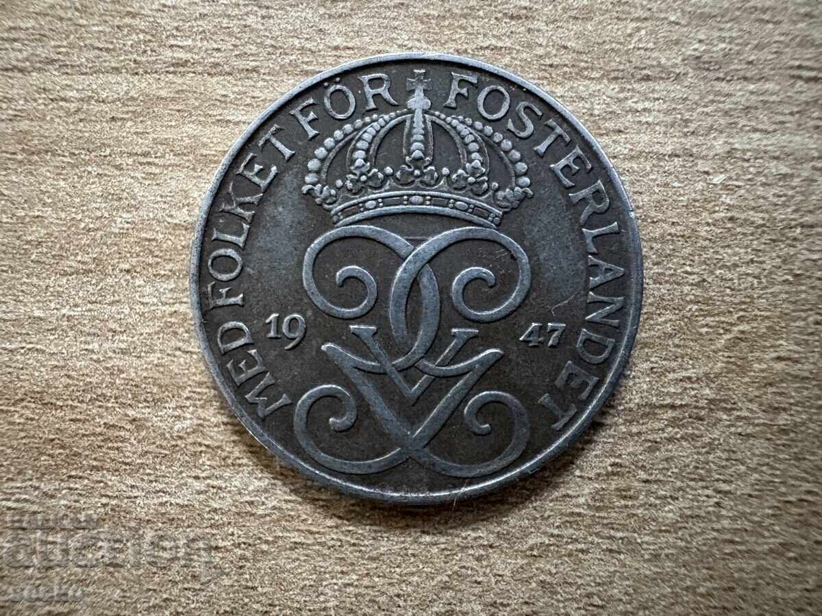 Suedia - 5 öre (1947) cu preț € 0.20 | 0.39 BGN