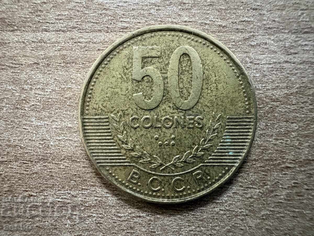 Costa Rica - 50 coloni (2002)