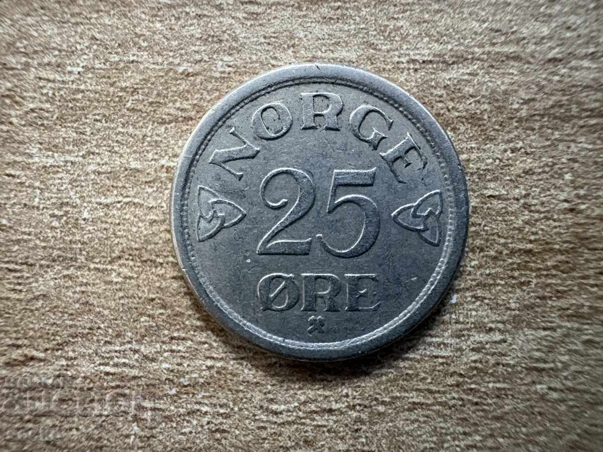 Norvegia - 25 øre (1957)