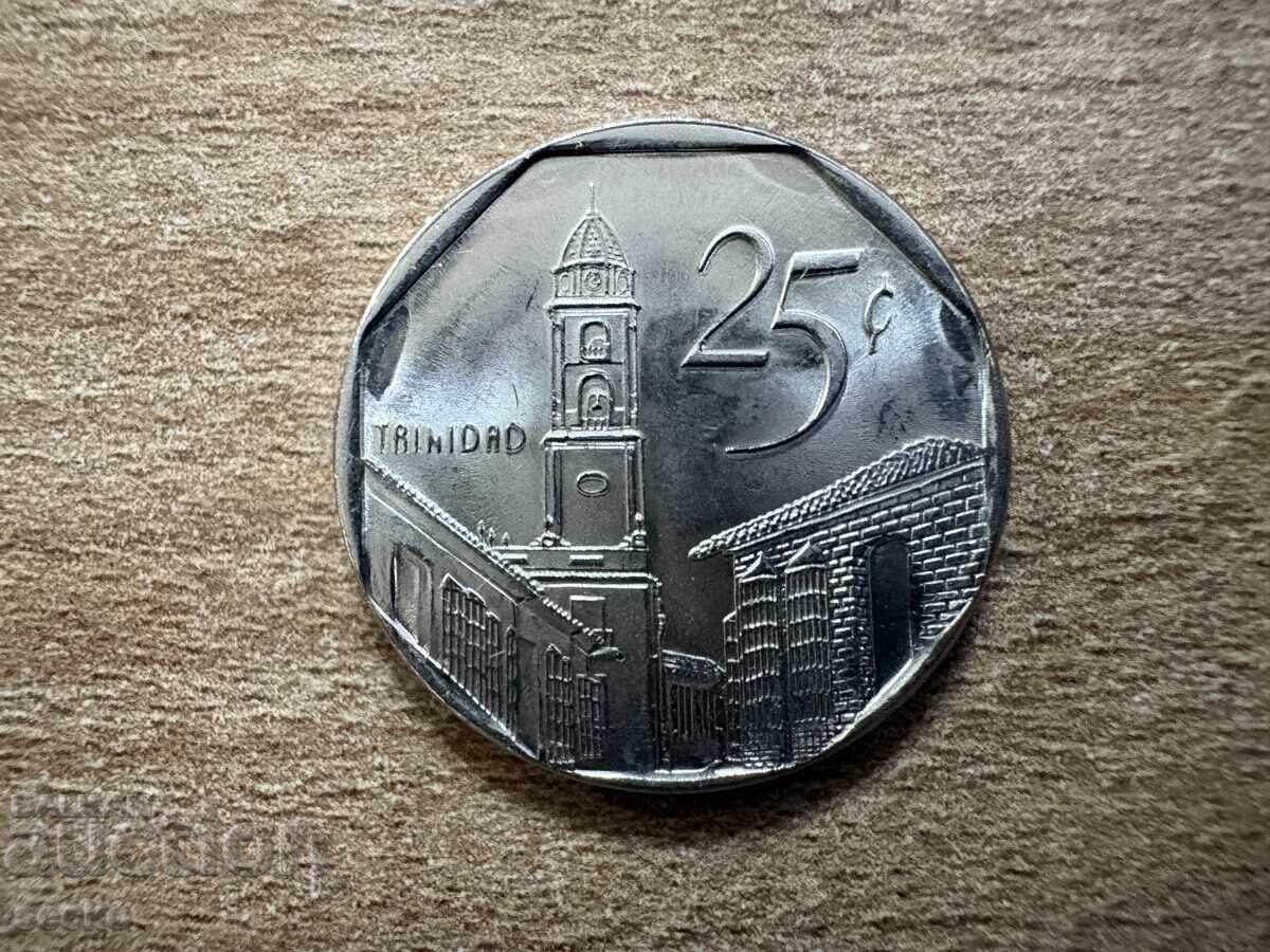 Cuba - 25 centavos (1998)