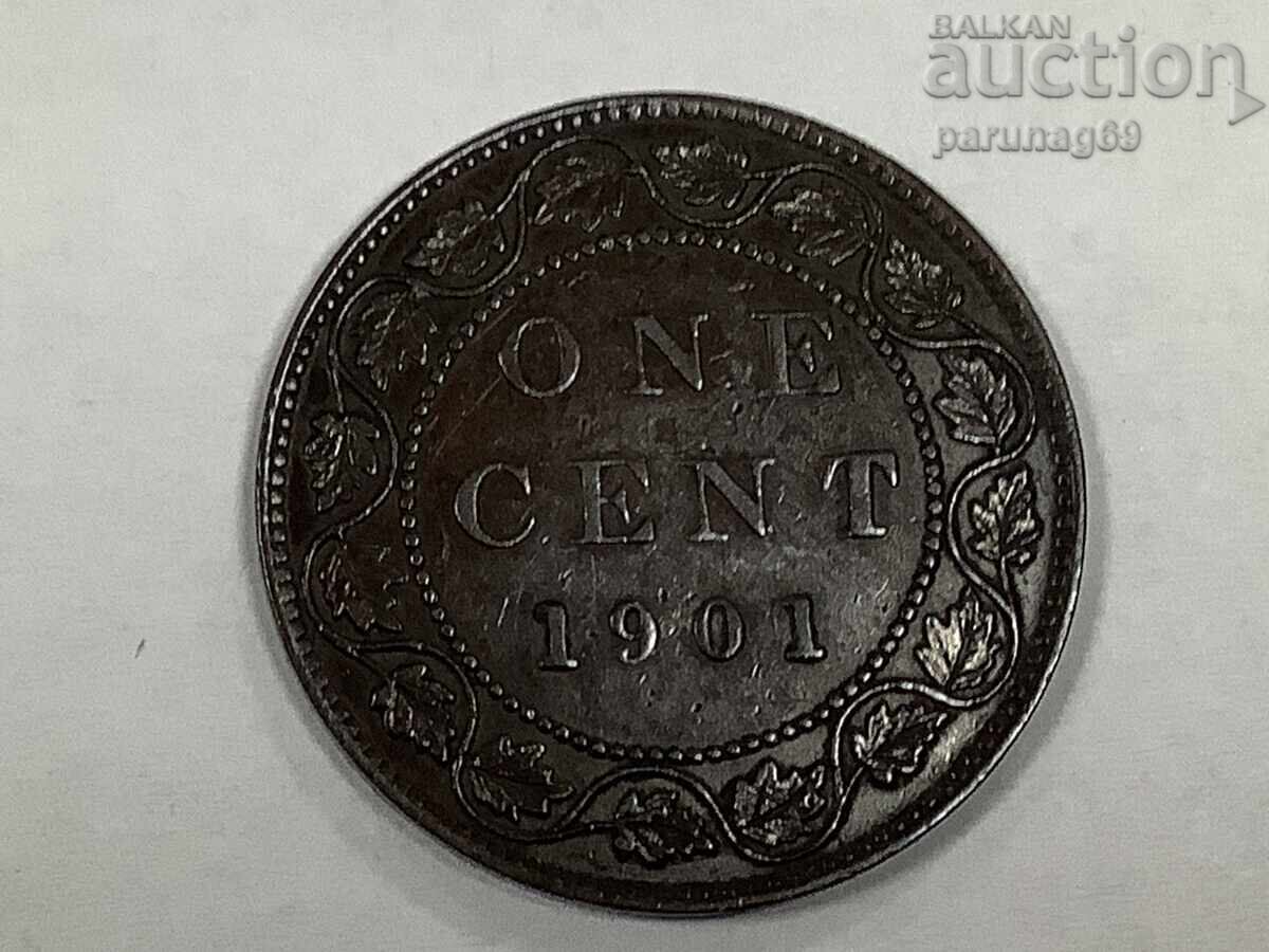 Canada 1 cent 1901 Regina Victoria (1858 - 1901) Canada 1 cent 1901 Regina Victoria (1858 - 1901)