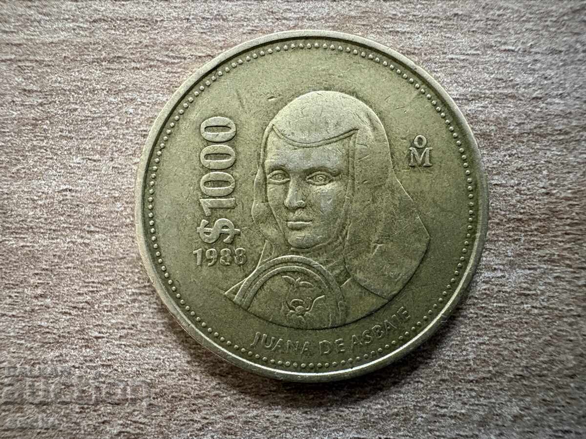 Mexic - 1000 pesos (1988)