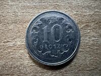 Polonia - 10 groși (2019) - nemagnetică