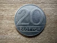 Poland - 20 Zloty (1989)