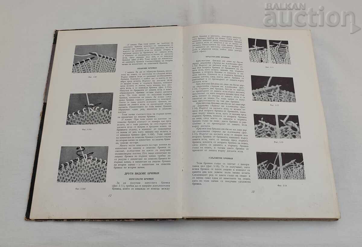 ΧΕΙΡΟΠΟΙΗΤΟ ΠΛΕΚΤΟ ΙΒΑΝΟΒΑ / ΠΑΠΑΖΟΒΑ 1962 με τιμή € 7.00 | 13.69 BGN
