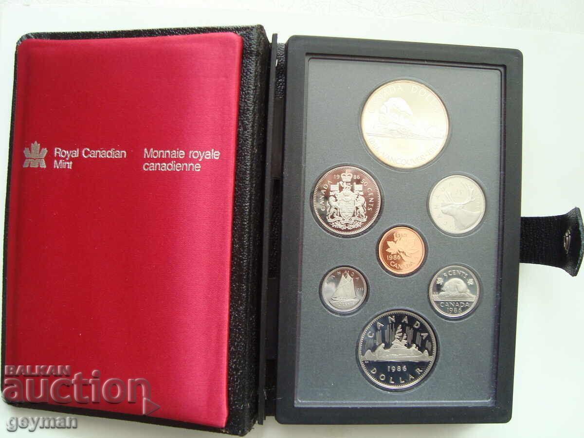 Licitație Set Proof Canada - Dolar de argint