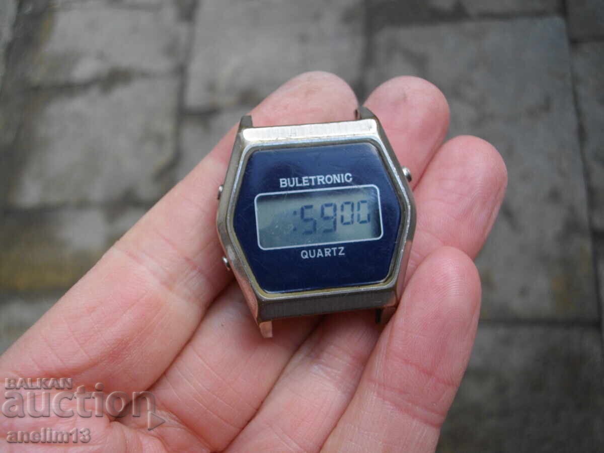 КОЛЕКЦИОНЕРСКИ РЕТРО ЕЛЕКТРОНЕН ЧАСОВНИК BULETRONIC