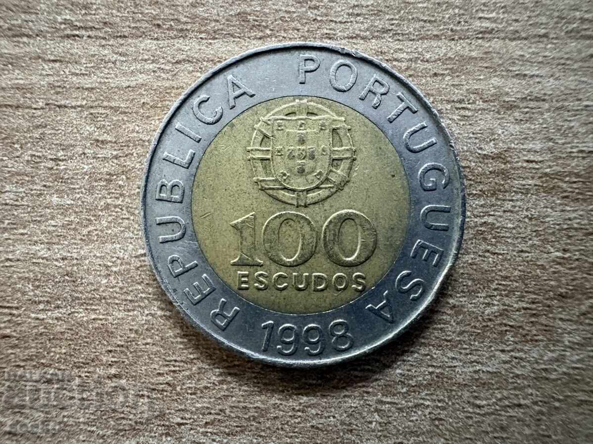 Portugalia - 100 escudos (1998)