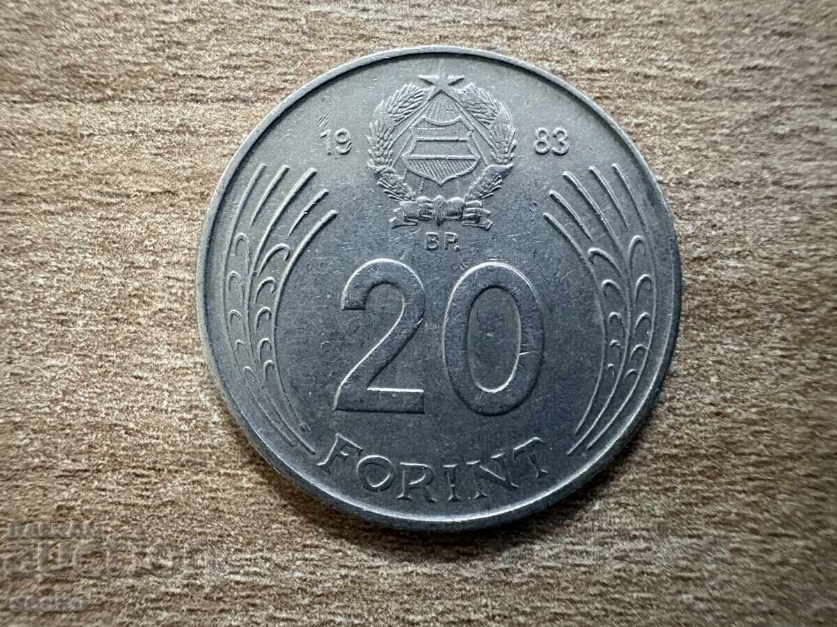 Ungaria - 20 forinți (1983)