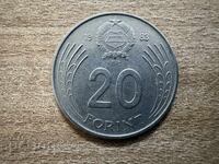 Ungaria - 20 forinți (1983)