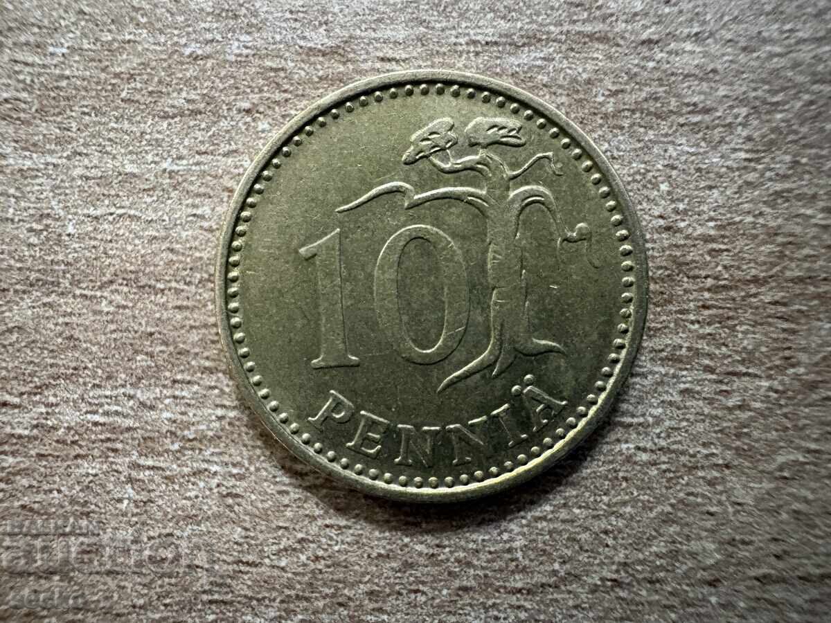 Finlanda - 10 penniä (1973)
