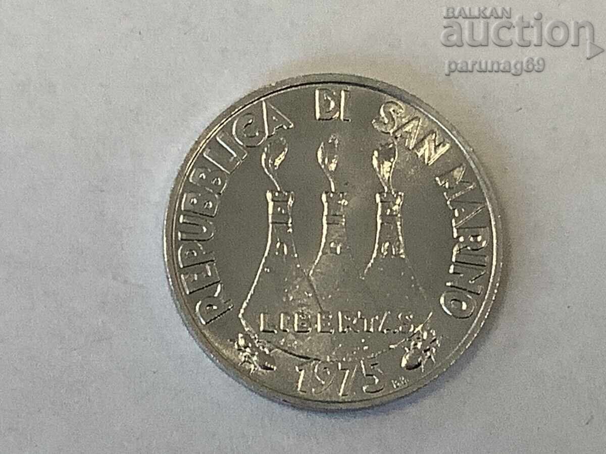 San Marino 5 lire 1975 cu preț € 1.80 | 3.52 BGN