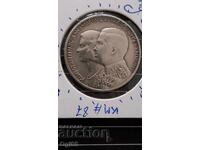 Monedă jubiliară din argint din Grecia 30 Drahme 1964