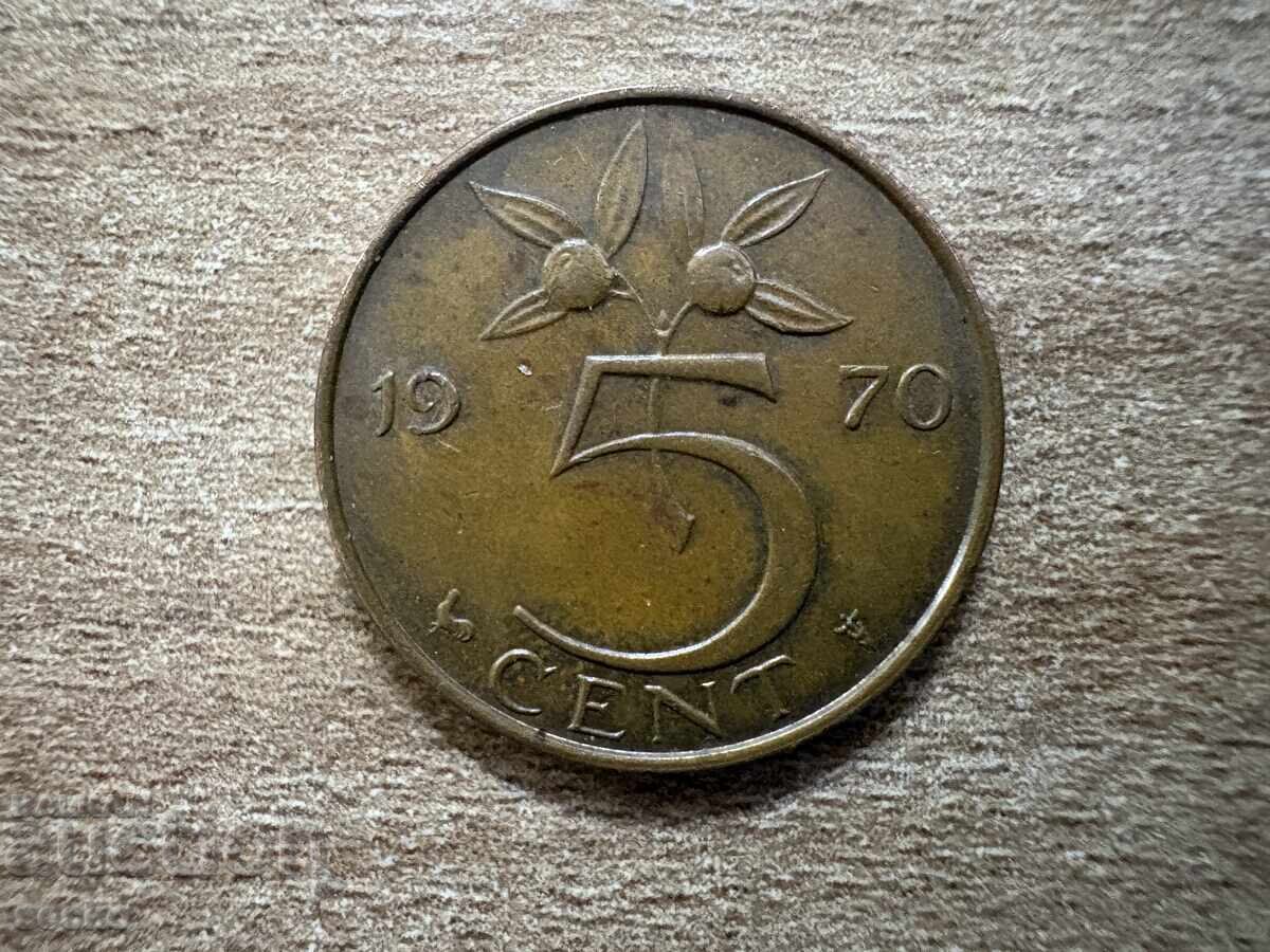 Нидерландия - 5 цента (1970)