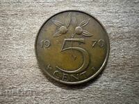 Țările de Jos - 5 cenți (1970)