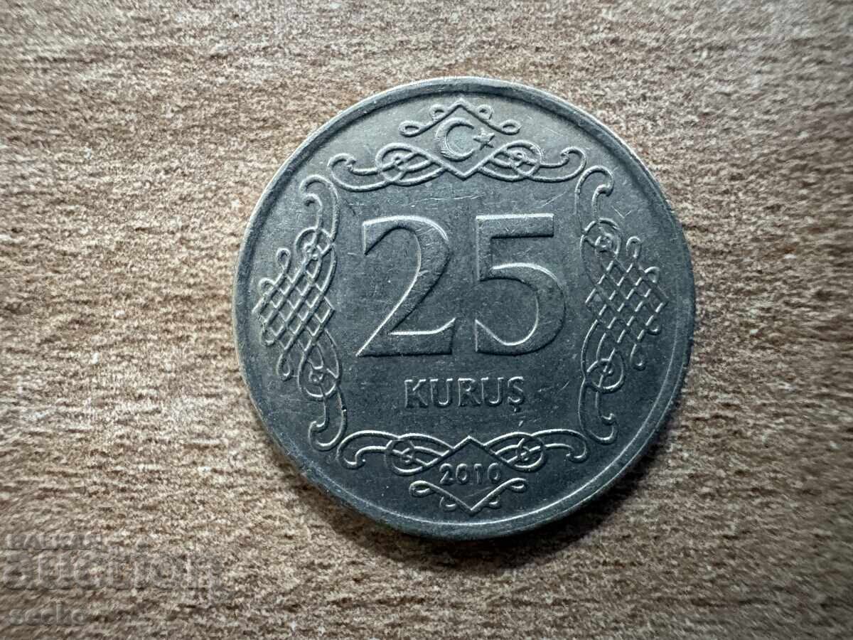 Τουρκία - 25 kurusha (2010)