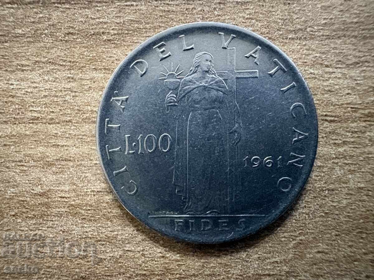 Vatican - 100 lire (1961)