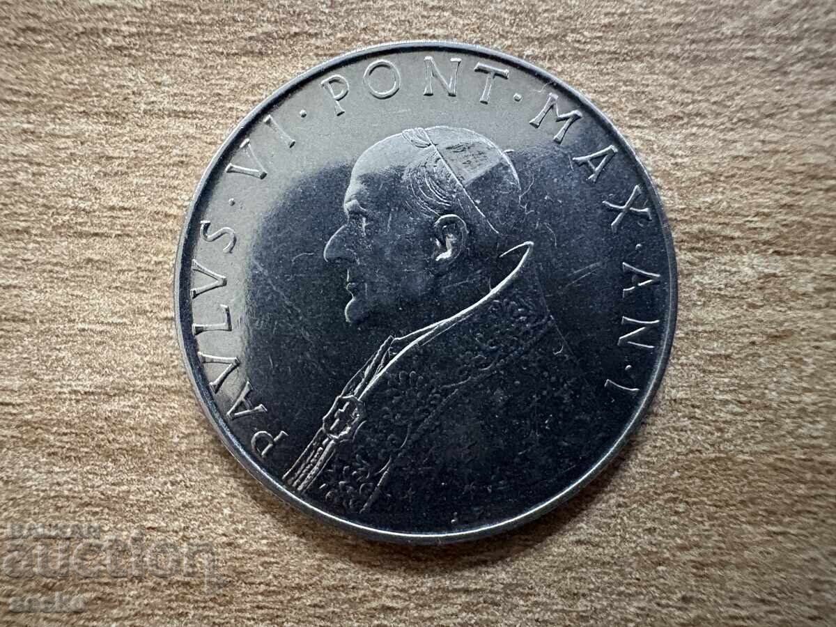 Vatican - 100 lire (1963) cu preț € 1.75 | 3.42 BGN