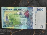 Bancnotă - Uganda - 2000 șilingi UNC | 2021