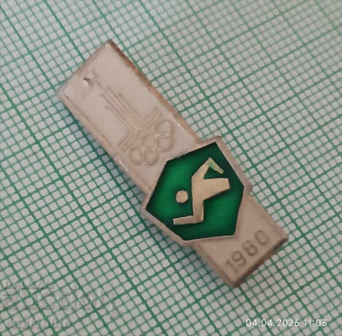 Licitație Insigna - Olimpiada Moscova 1980 Atletism