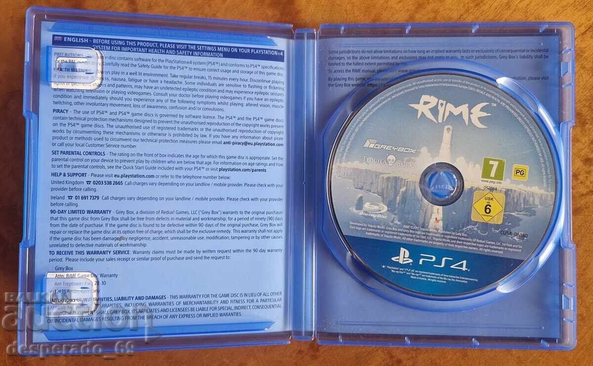 (¯`'•.¸ joc PS4 - RIME ¸.•'´¯) cu preț € 16.00 | 31.29 BGN