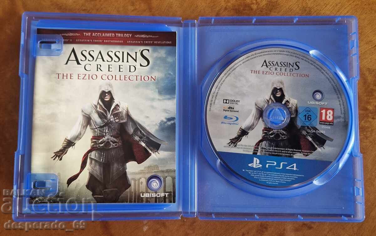 (¯`'•.¸ PS4 game - ASSASSIN'S CREED-THE EZIO COLLECTION with price € 19.00 | 37.16 BGN