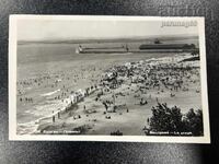 Carte poștală - Burgas, Plaja