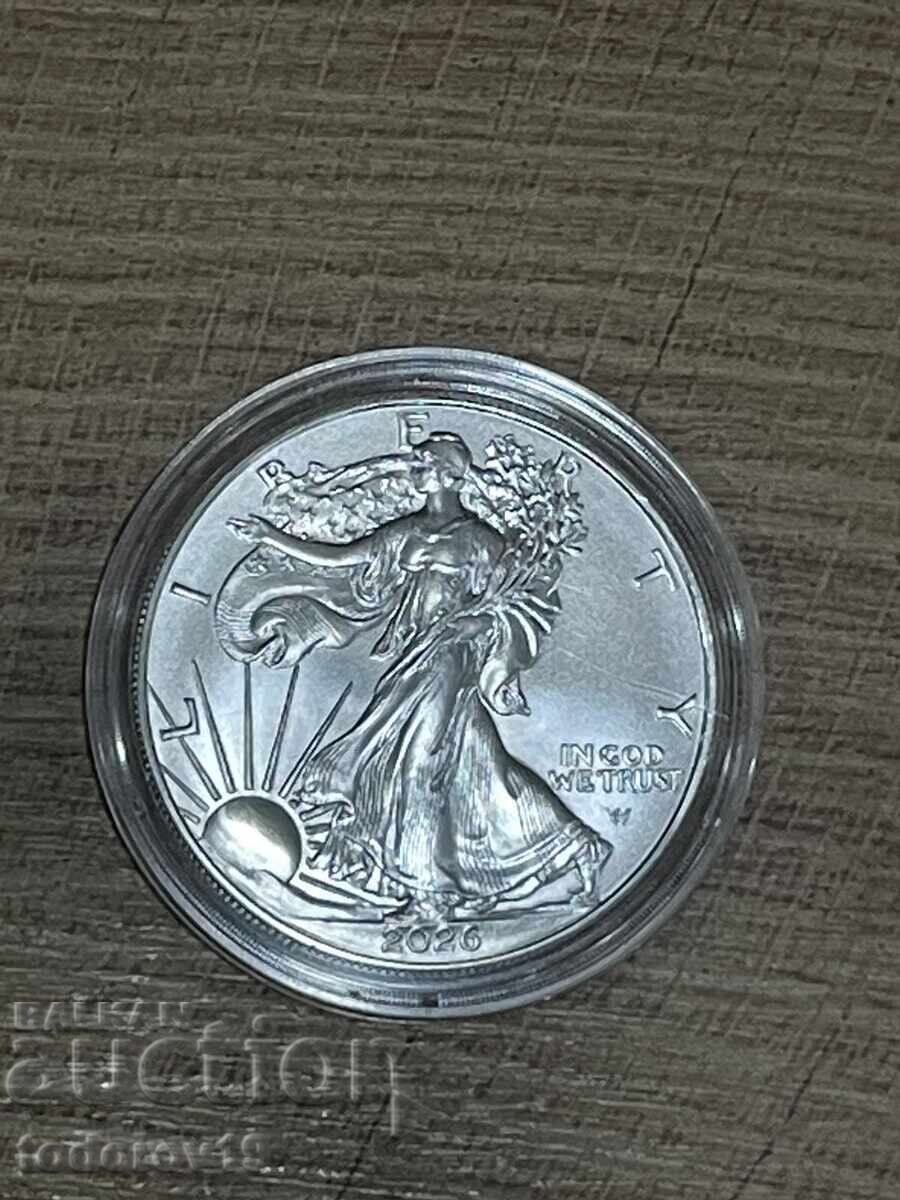 Auction  1 oz Silver American Eagle 2026